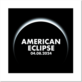 Total Solar Eclipse 2024 United States of America Posters and Art